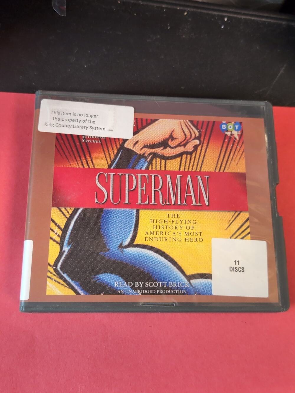 Audio BOOK Superman History Of America's Most Enduring Hero by Larry Tye 11 CD